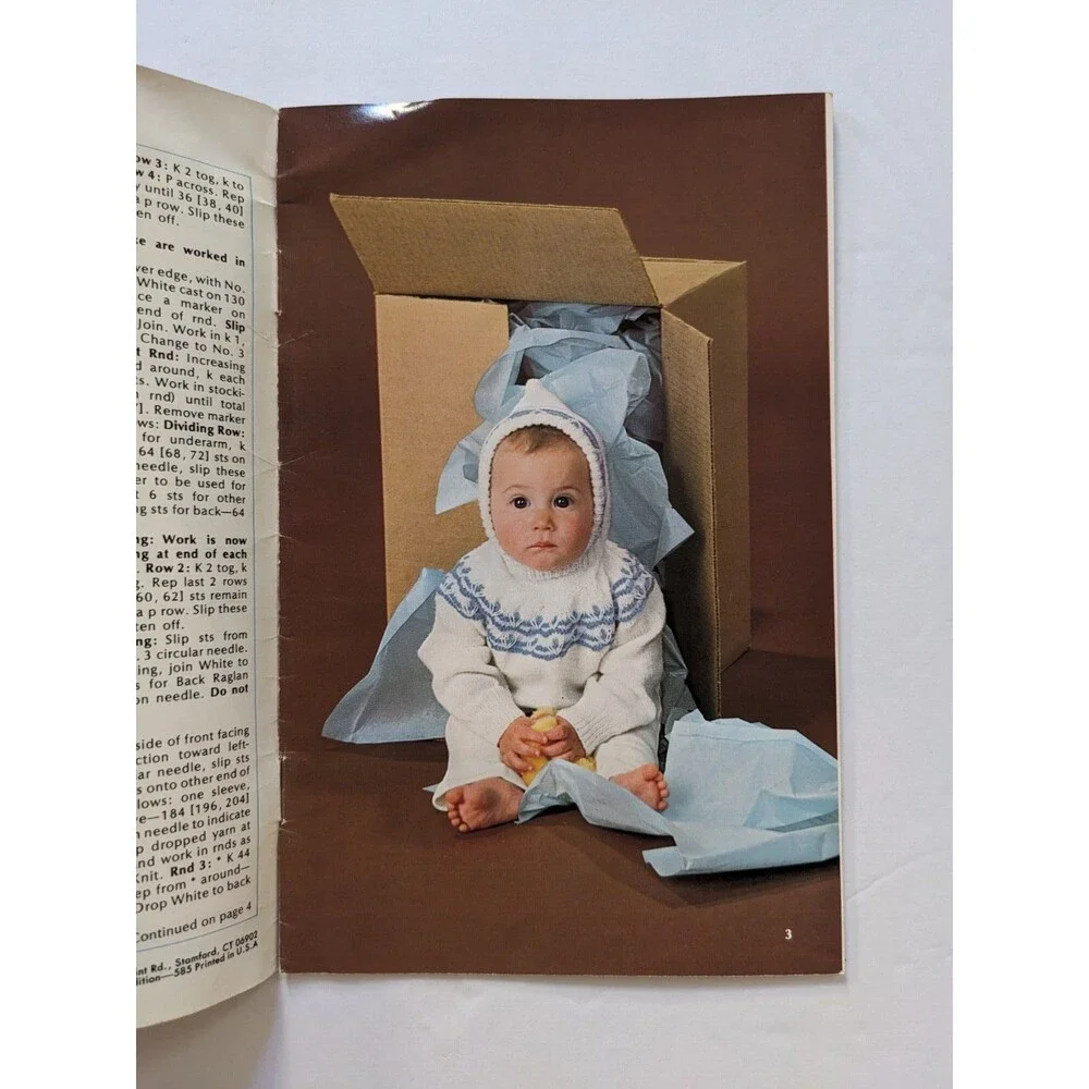 Coats & Clark's Book No. 299‎ Babies Handle with Care VTG 1981 Red Heart Booklet